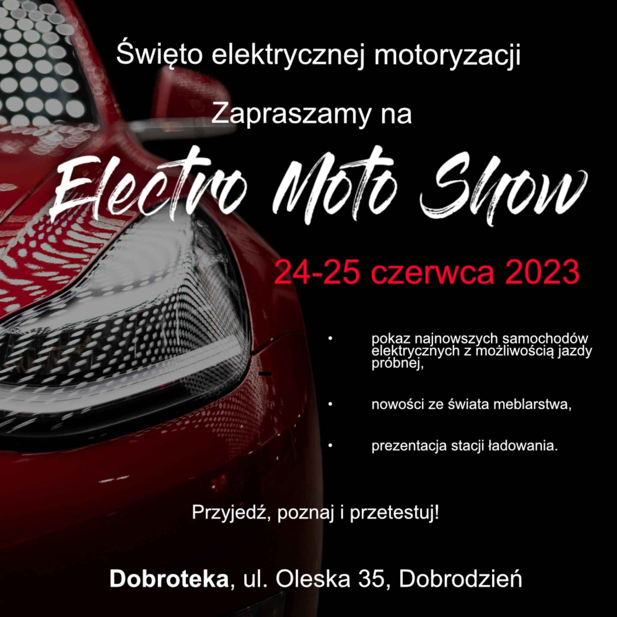 Electro Moto Show - czerwiec 2023r.