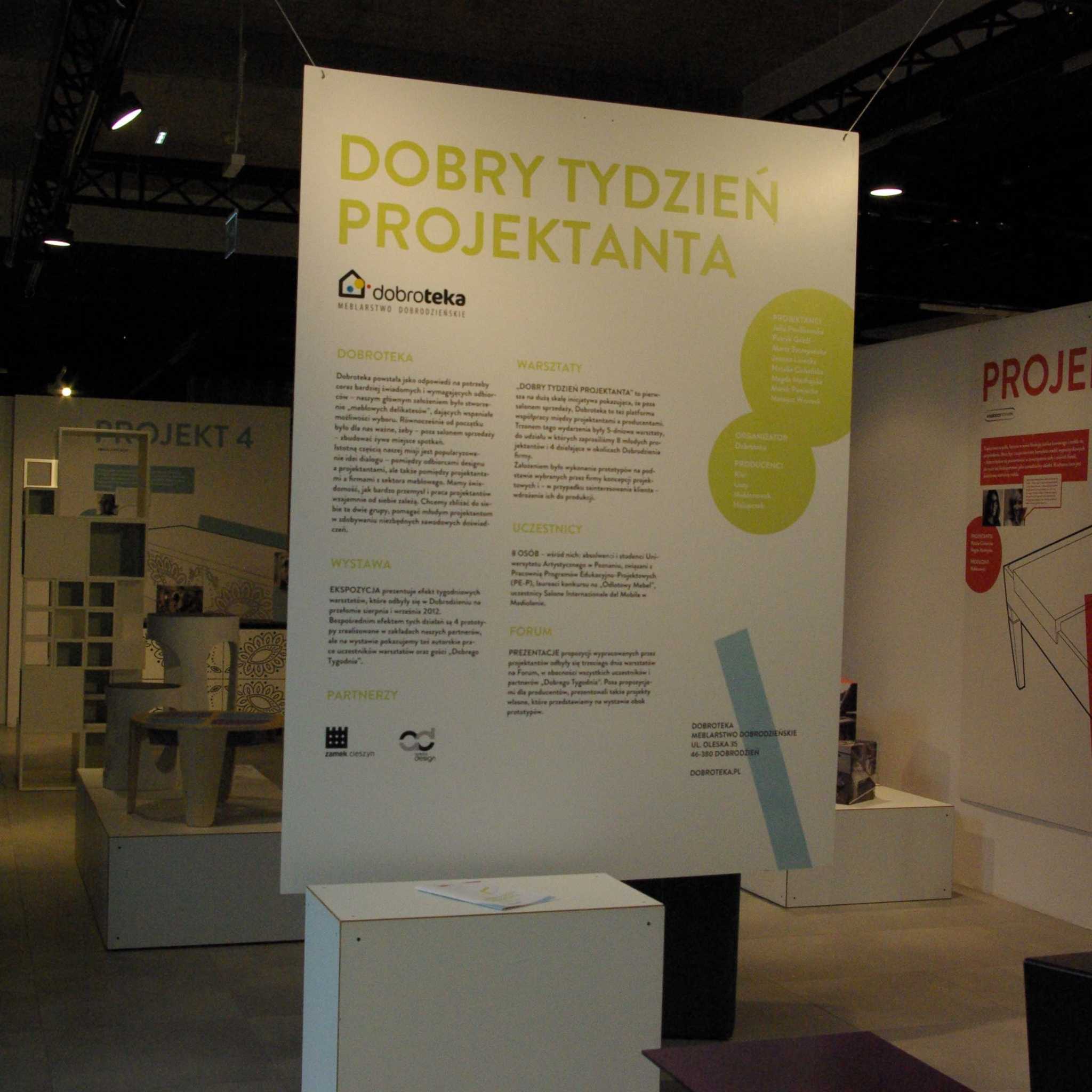 Finisaż wystawy prac Dobry Tydzień Projektanta 2012