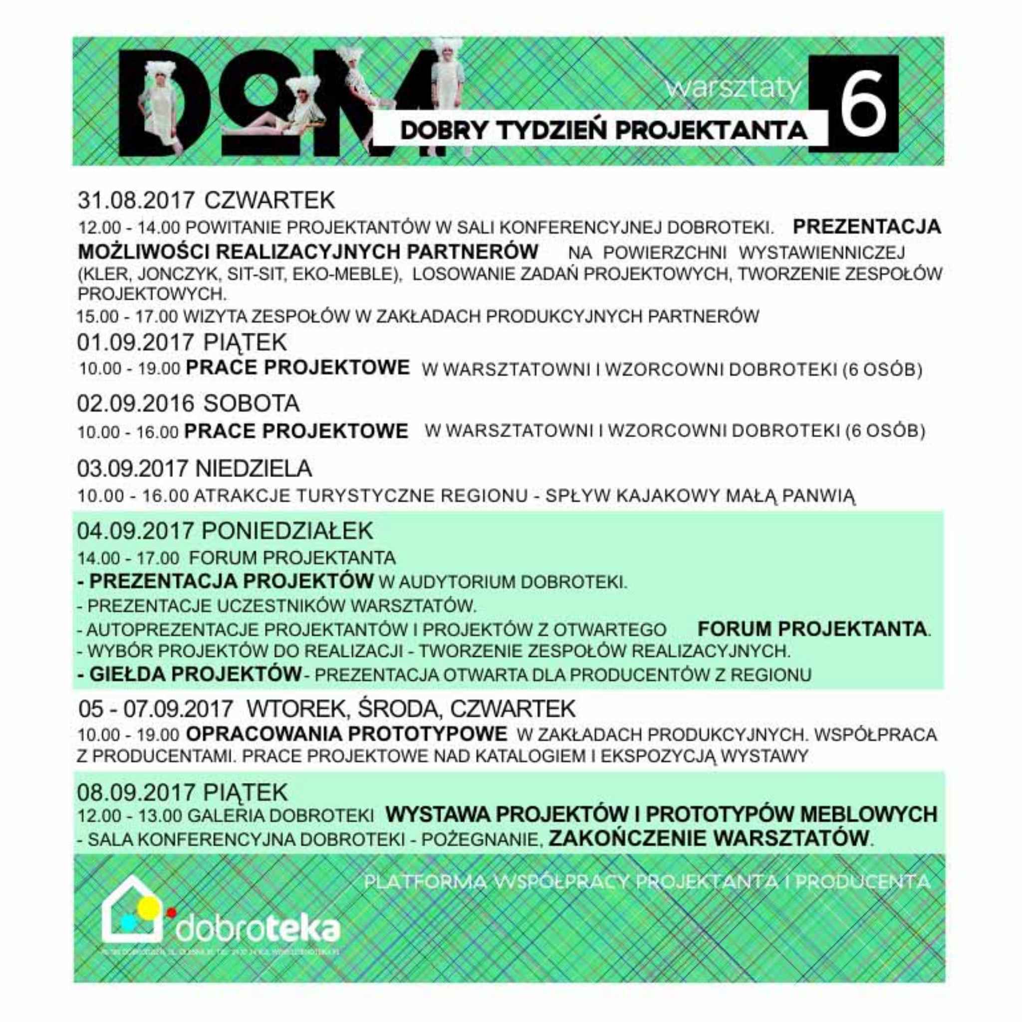 Dobry Tydzień Projektanta 2017