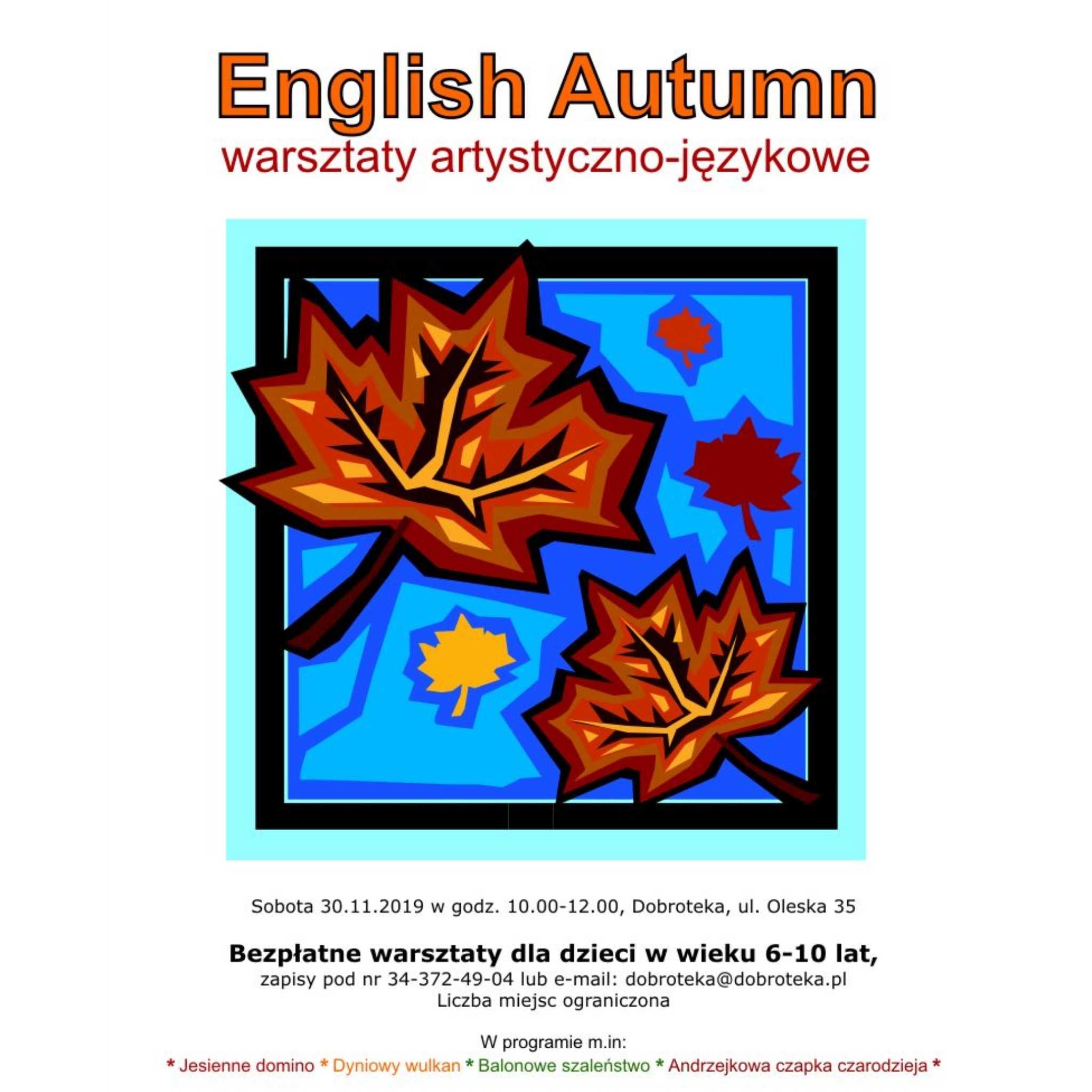 Warsztaty "English Autumn"