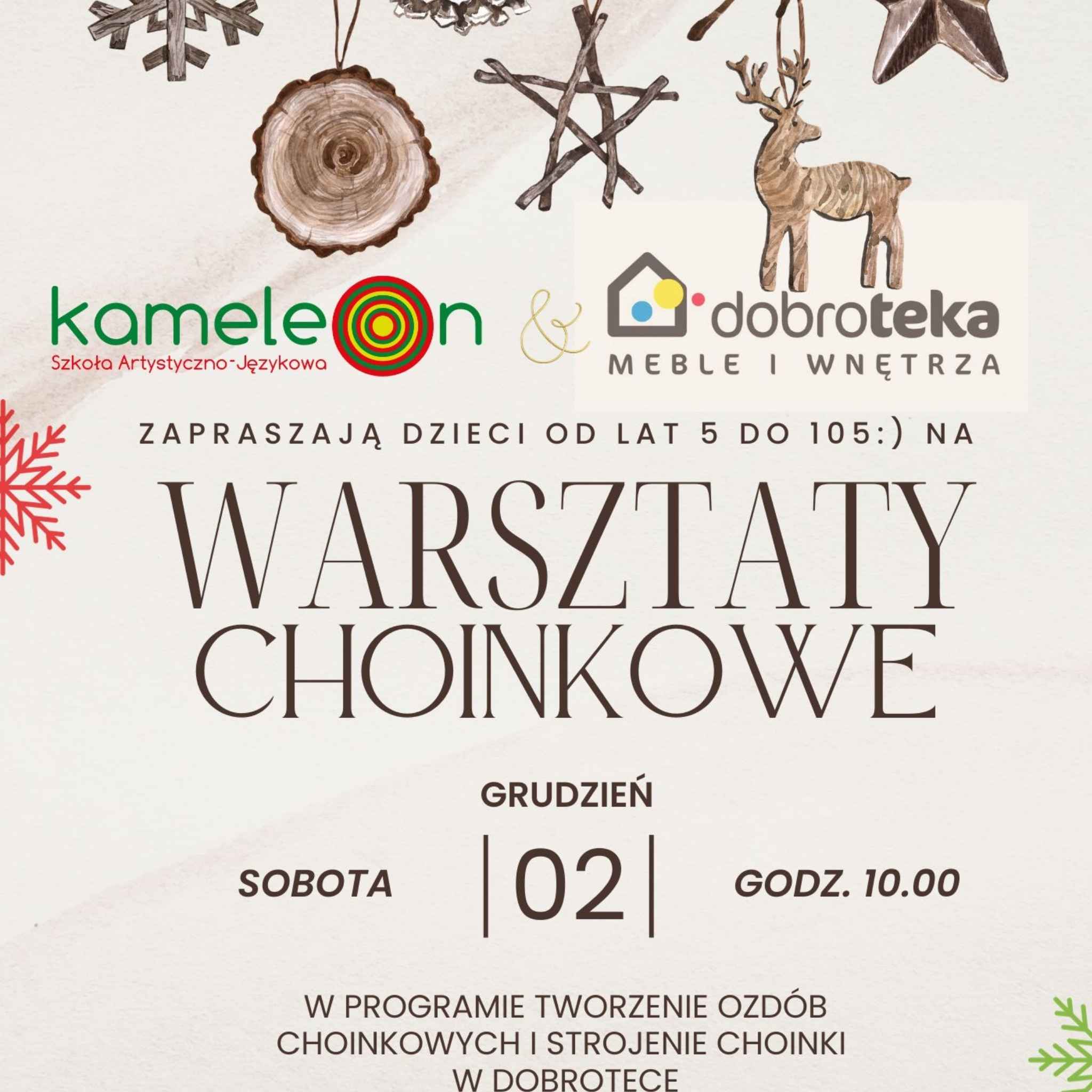 Warsztaty choinkowe w Dobrotece