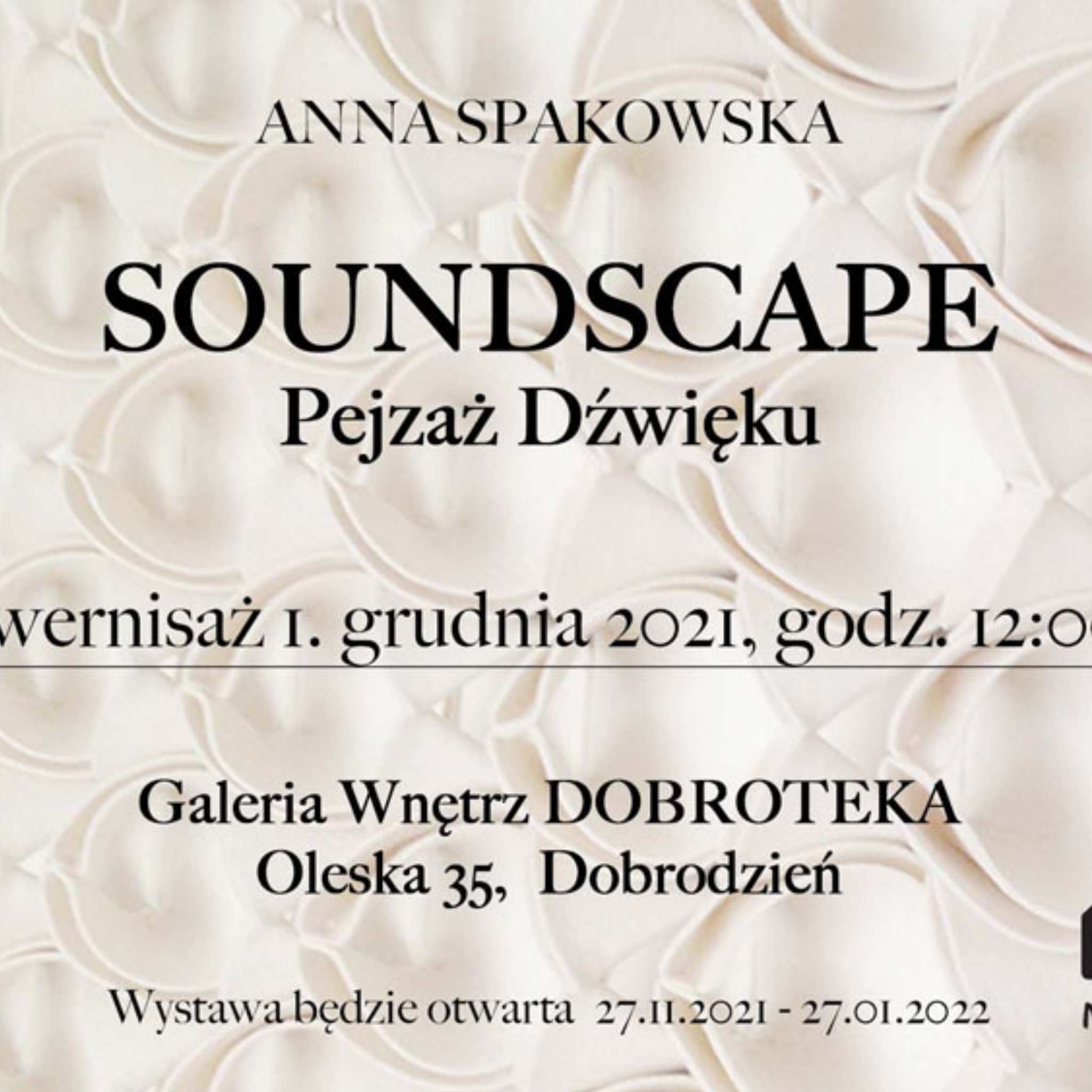 Wernisaż wystawy Anny Spakowskiej