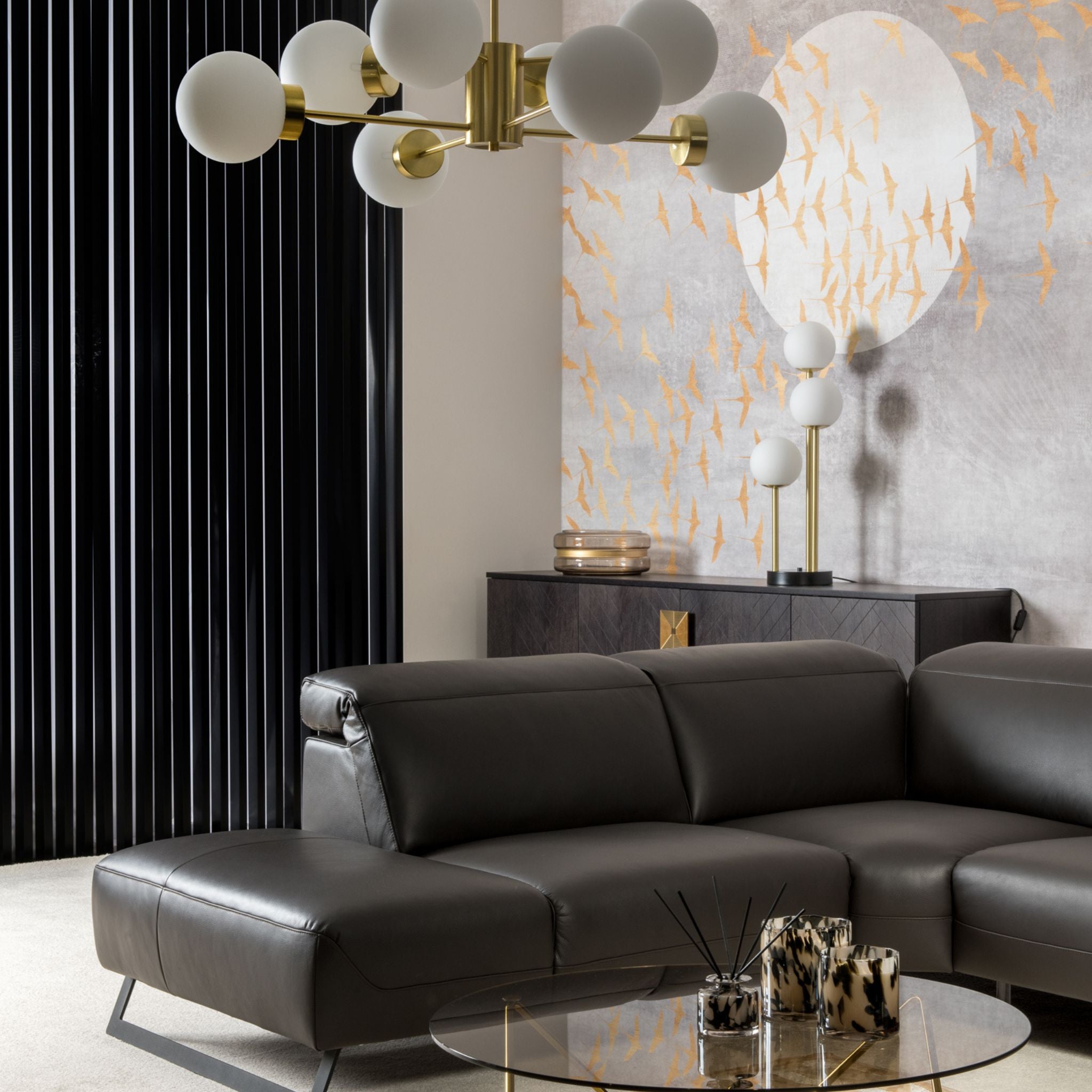 Kler Frase – modułowa sofa premium z elektrycznym systemem relaksu