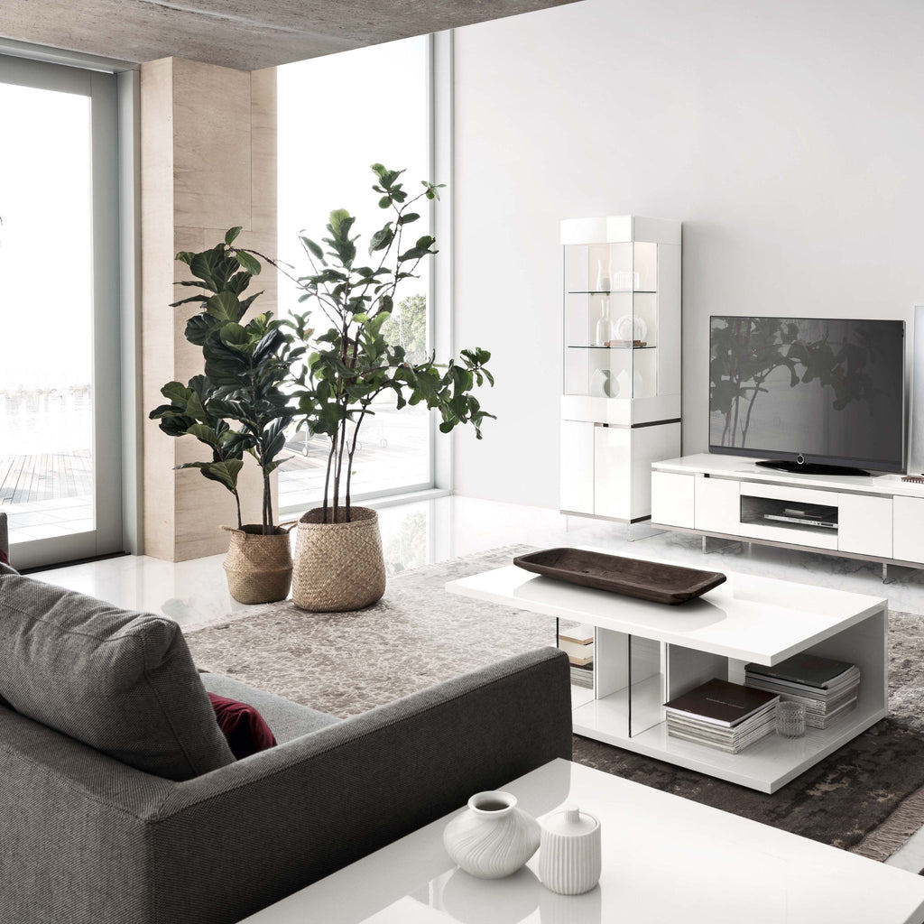 Artemide Alf Italia – luksusowe meble do jadalni w bieli i wysokim połysku