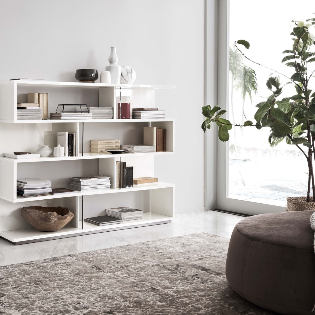 Artemide Alf Italia – luksusowe meble do jadalni w bieli i wysokim połysku