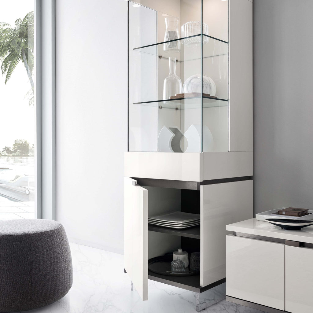Artemide Alf Italia – luksusowe meble do jadalni w bieli i wysokim połysku
