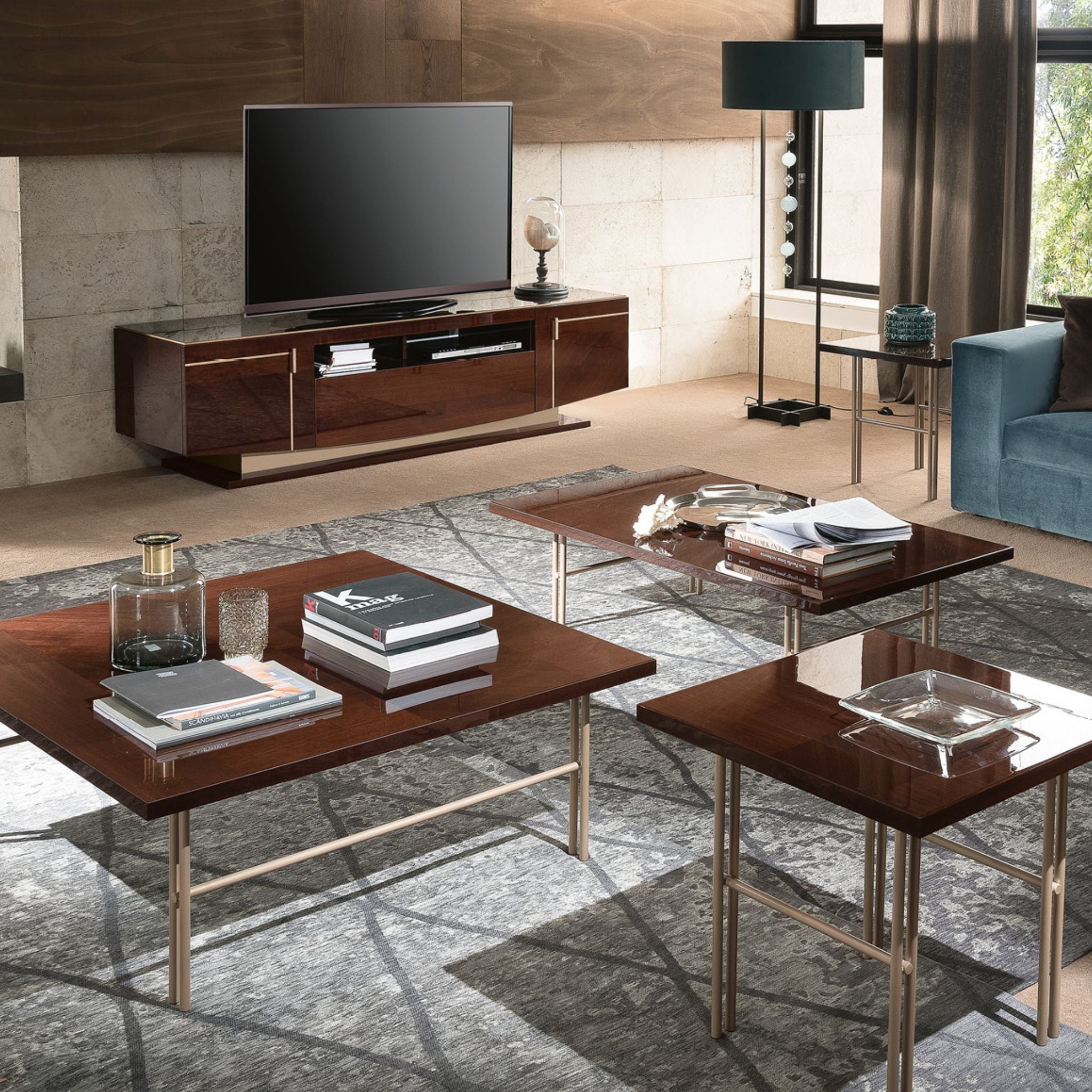 Kolekcja Bellagio Alf Italia – włoskie meble do jadalni i salonu w stylu modernizmu