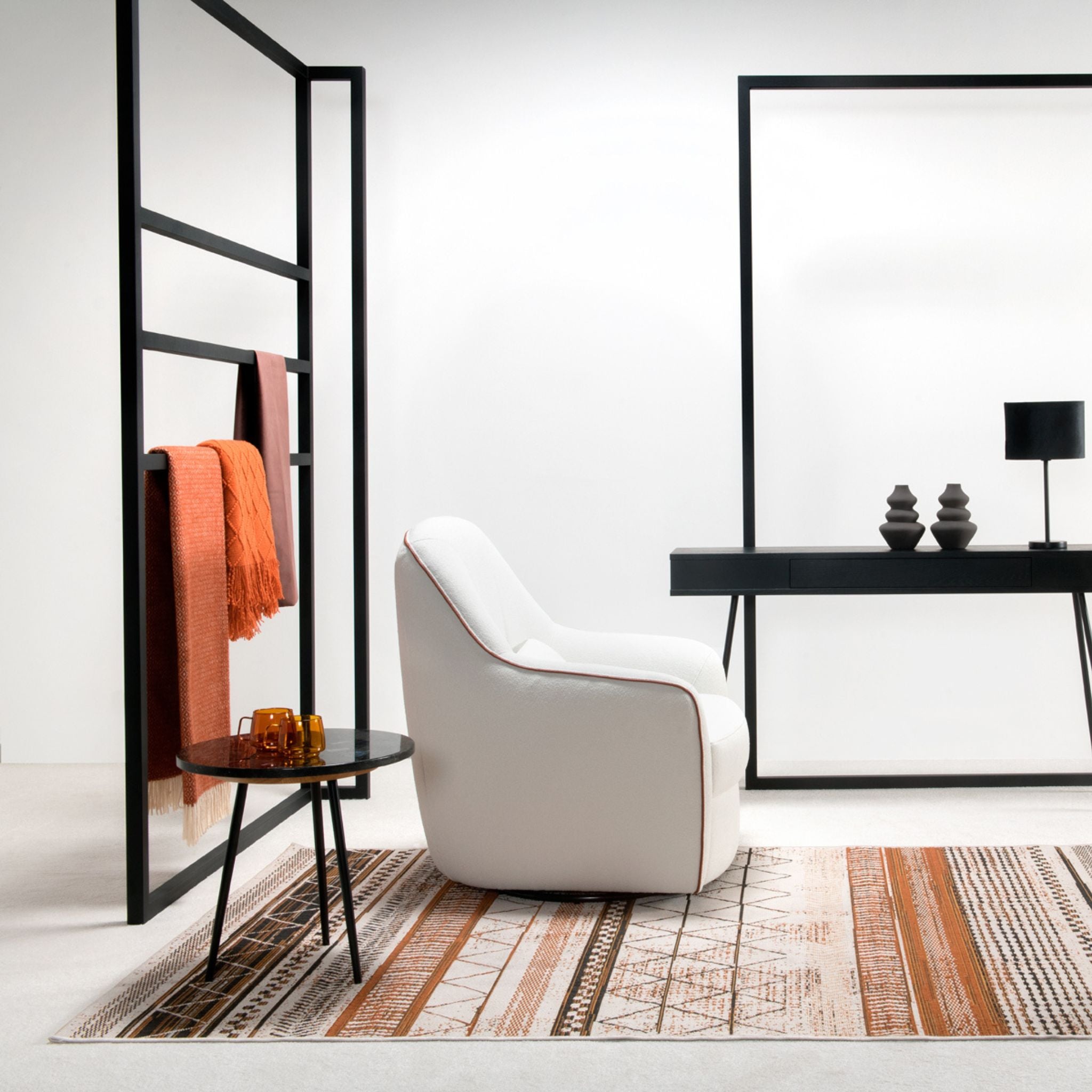Fotel obrotowy Rosmarino Vero – designerskie fotele do salonu