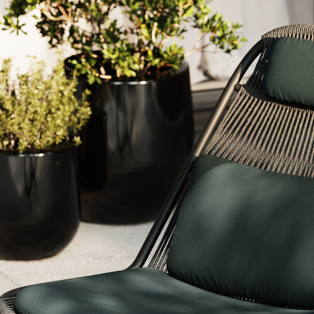 Kolekcja foteli ogrodowych Kler Garden – luksusowe meble outdoor z plecionką