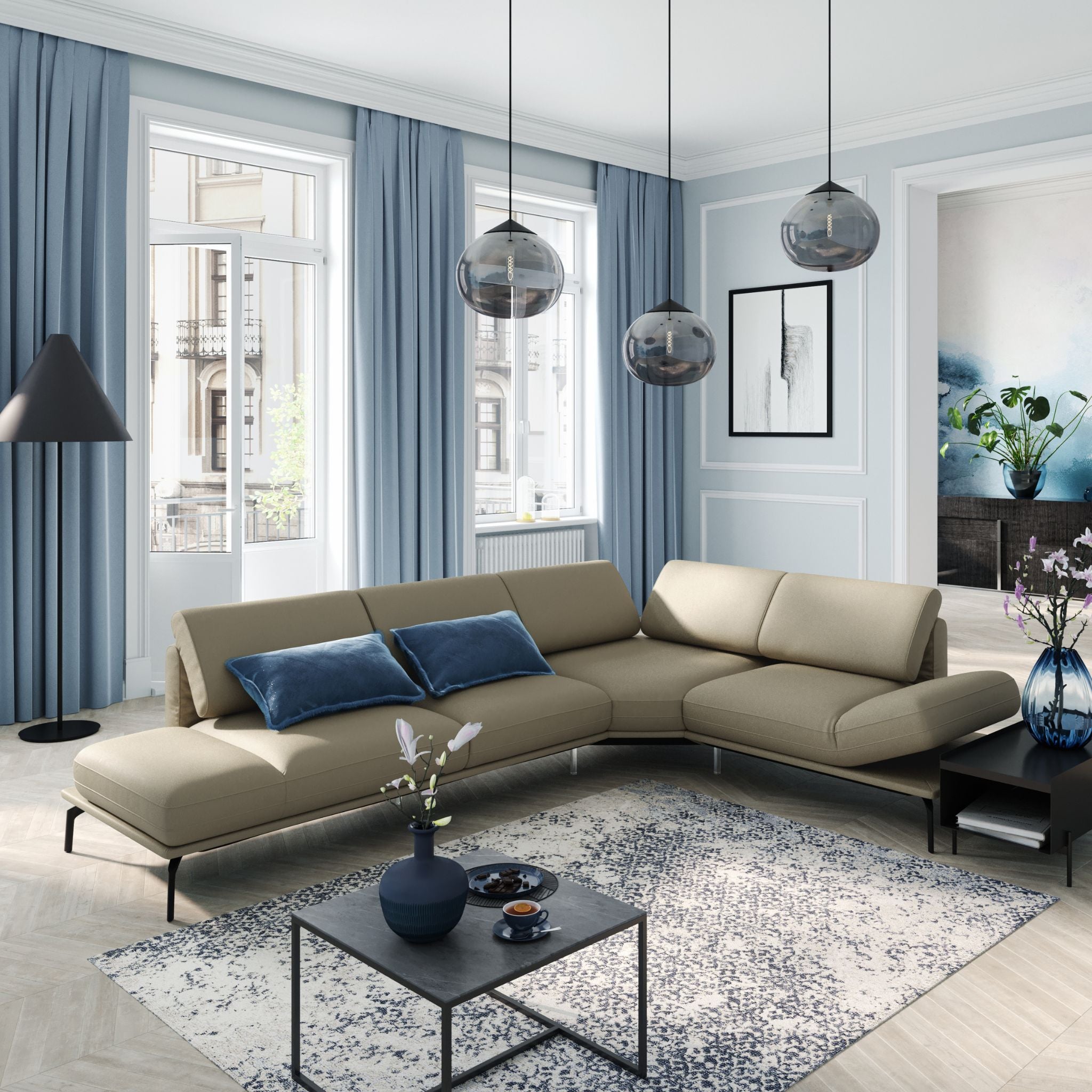 Kler Libretto – innowacyjna sofa modułowa z funkcją obrotu siedziska
