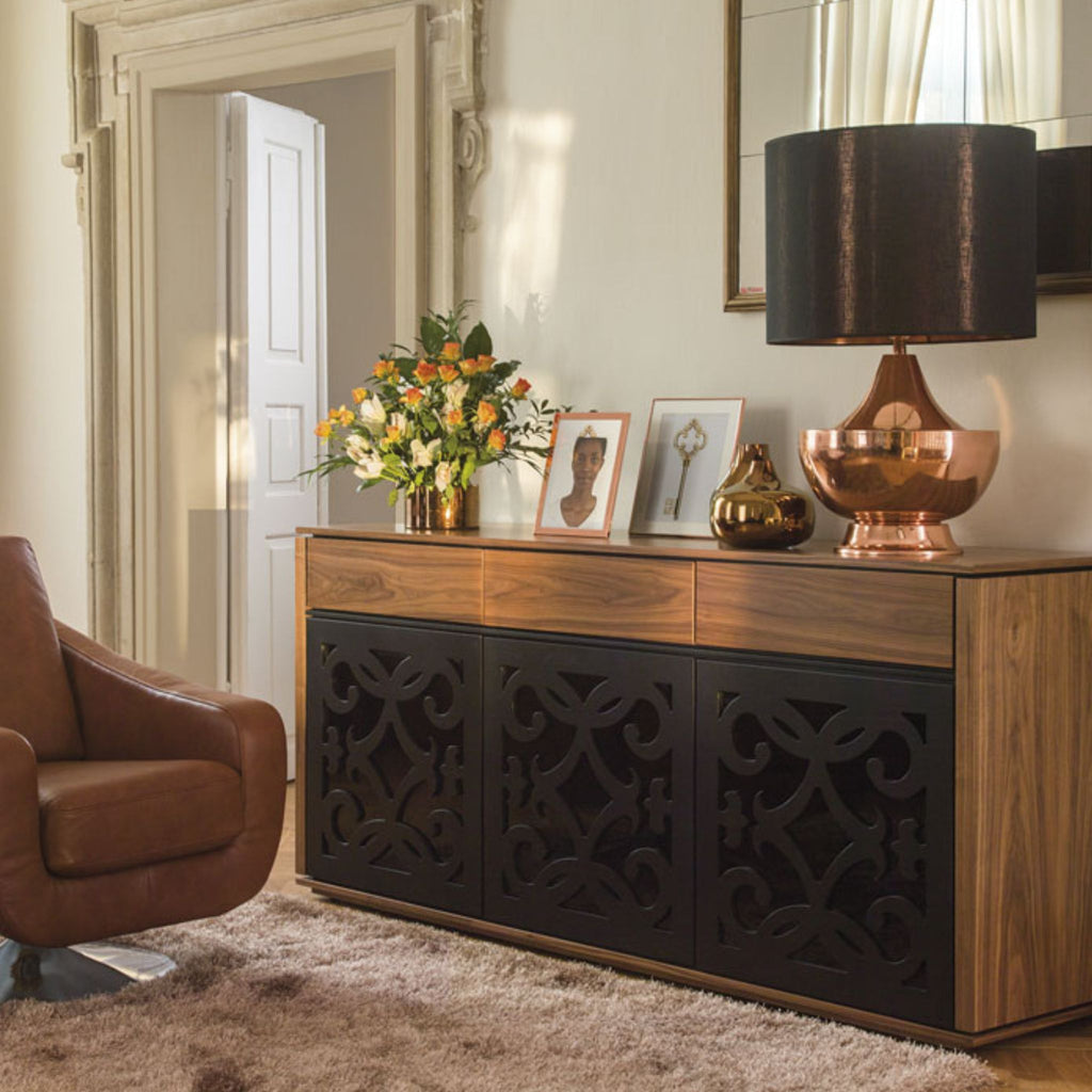 Komoda Musica – luksusowy design z motywem arabesco marki Kler