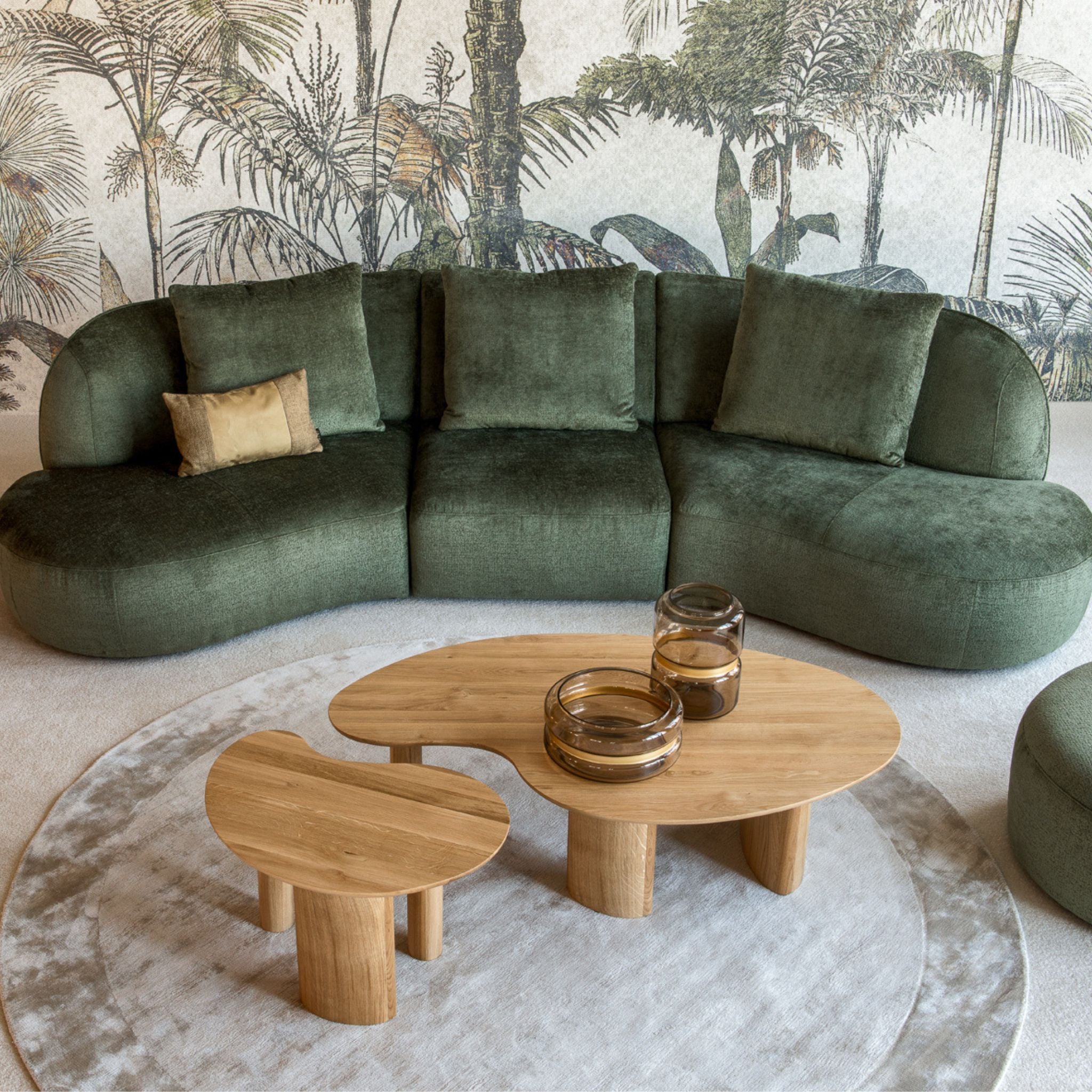 Kler Sirena – a modular corner sofa with organic shapes