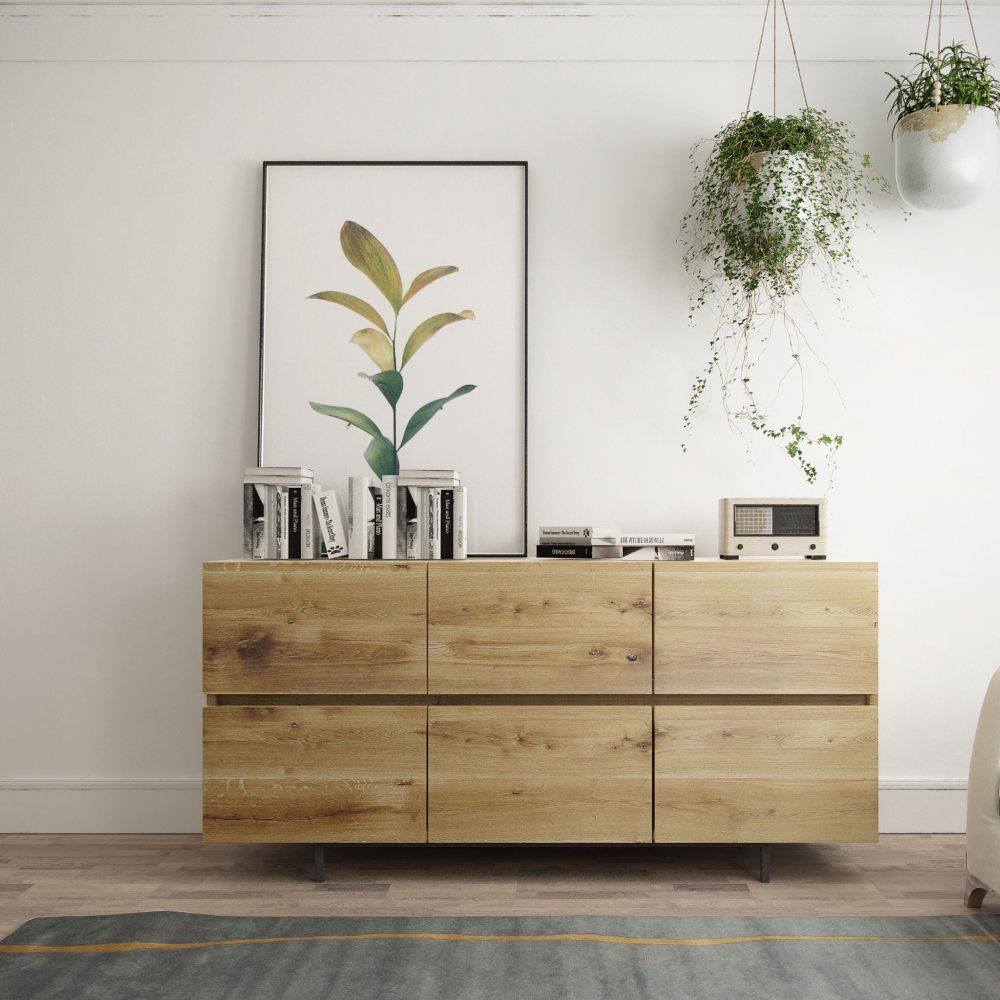 Komoda Sol Trebord – luksusowa komoda z litego dębu