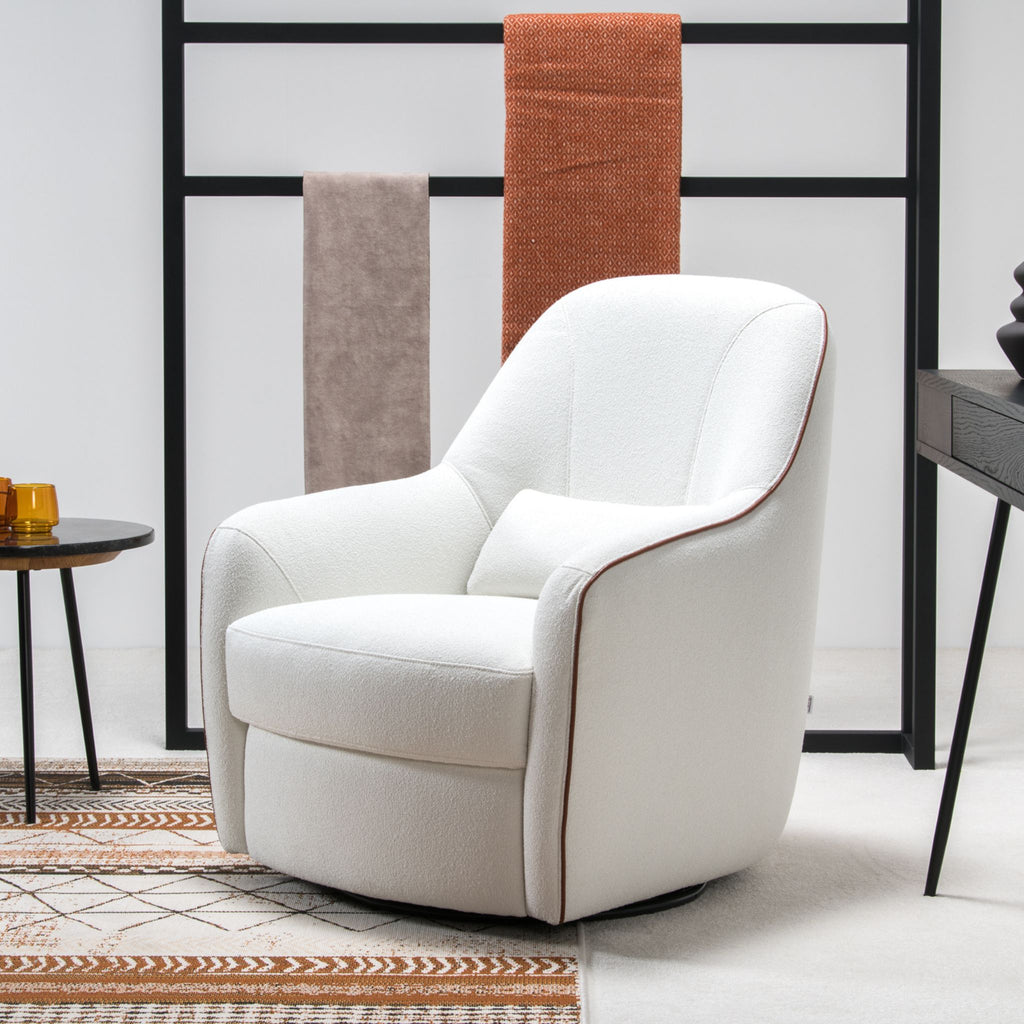 Fotel obrotowy Rosmarino Vero – designerskie fotele do salonu