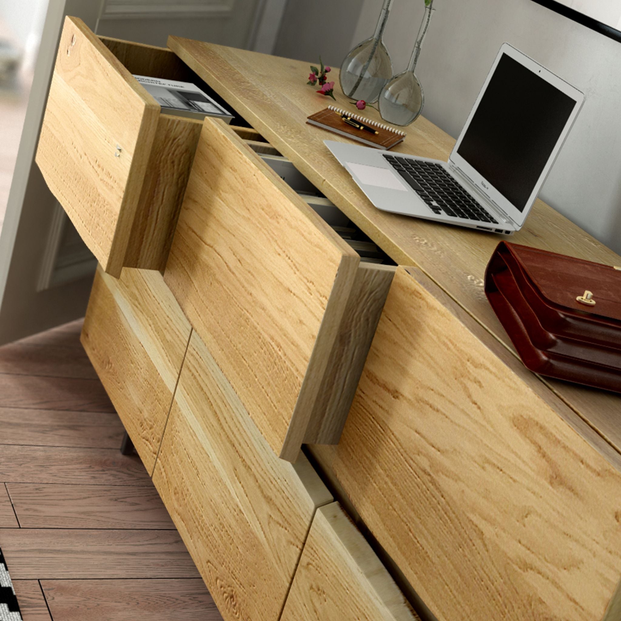 Sol Trebord Chest of Drawers - luxury solid oak chest of drawers