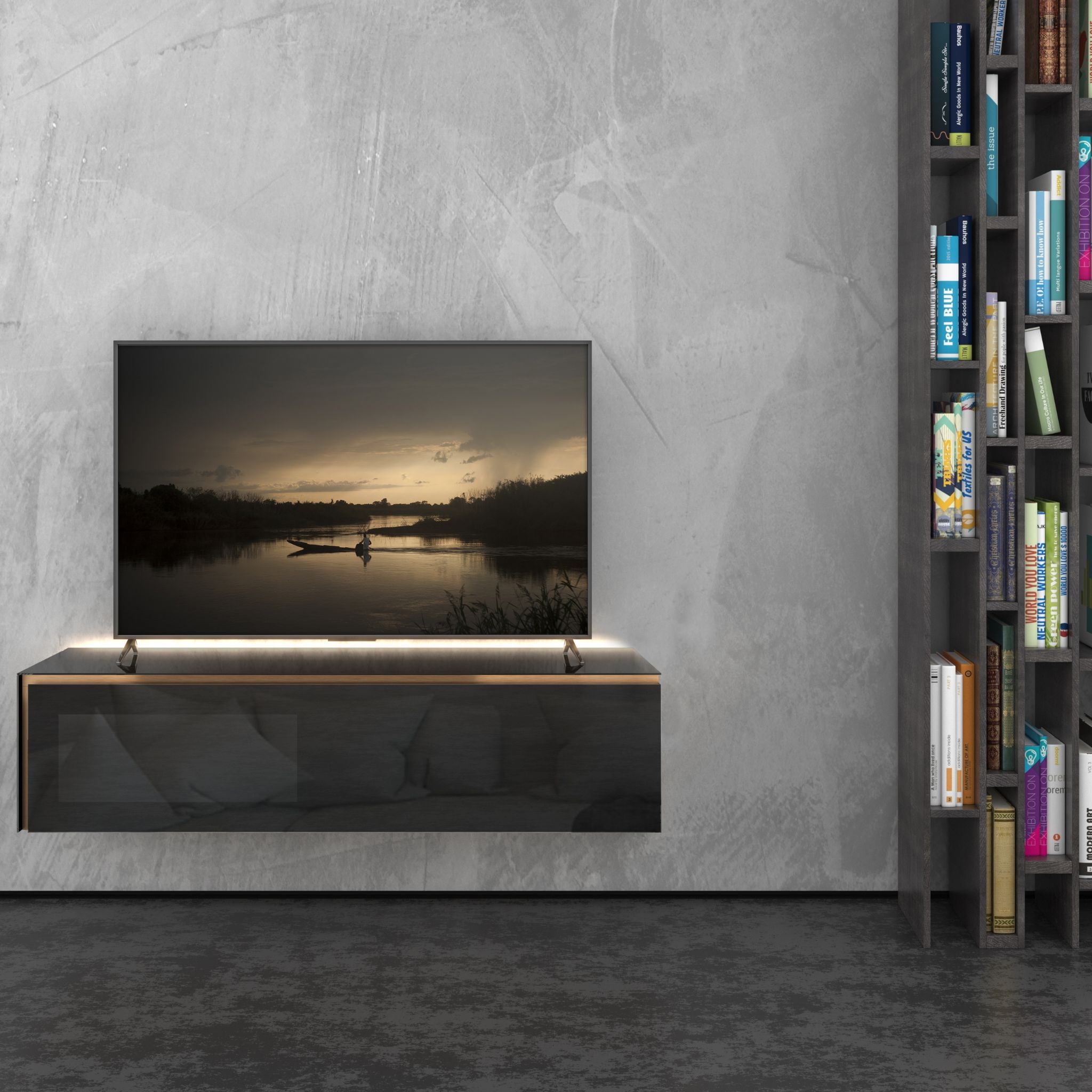 Munari – ekskluzywne szafki RTV i komody multimedialne w szkle i drewnie