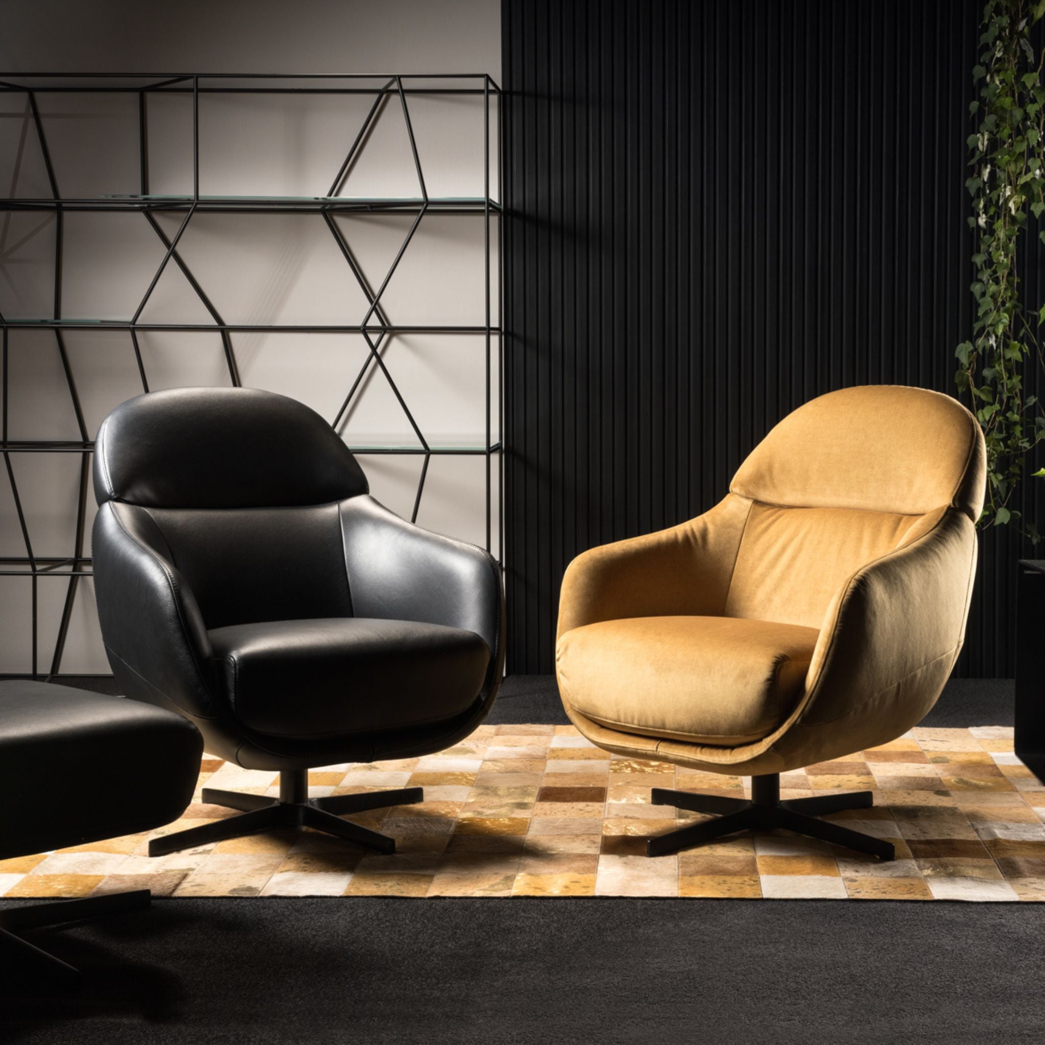Kler Cornetto – a luxurious swivel armchair with intelligent headrest adjustment