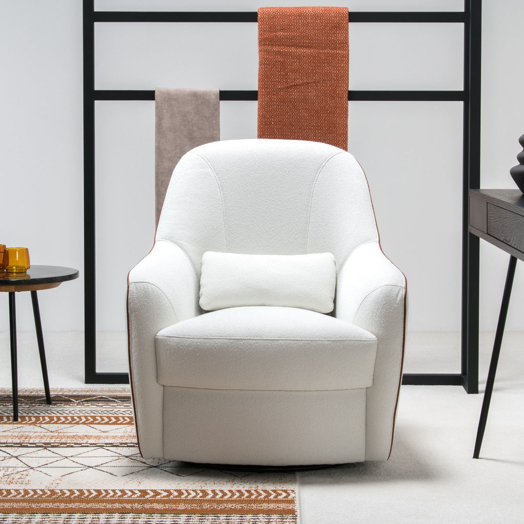 Fotel obrotowy Rosmarino Vero – designerskie fotele do salonu
