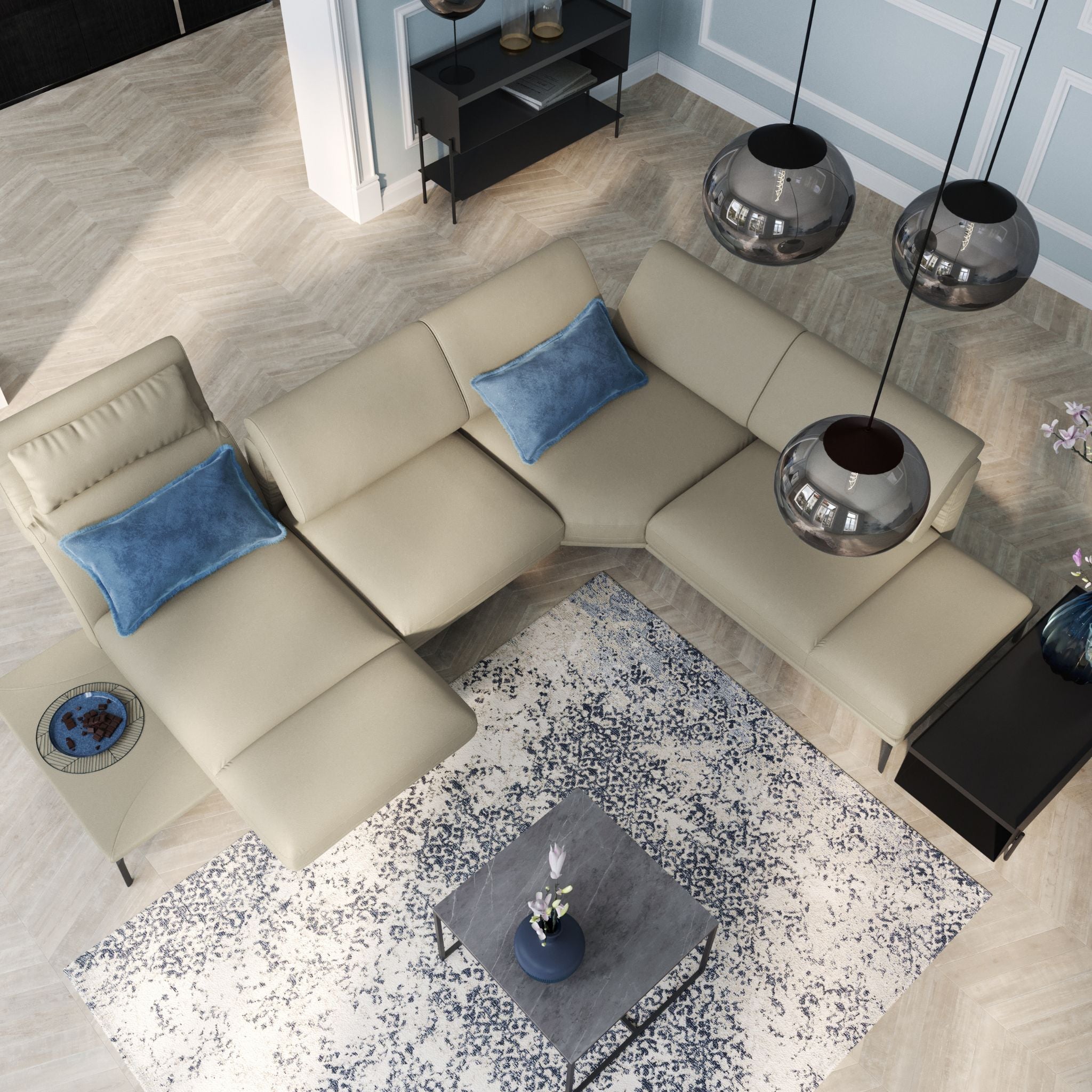 Kler Libretto – innowacyjna sofa modułowa z funkcją obrotu siedziska