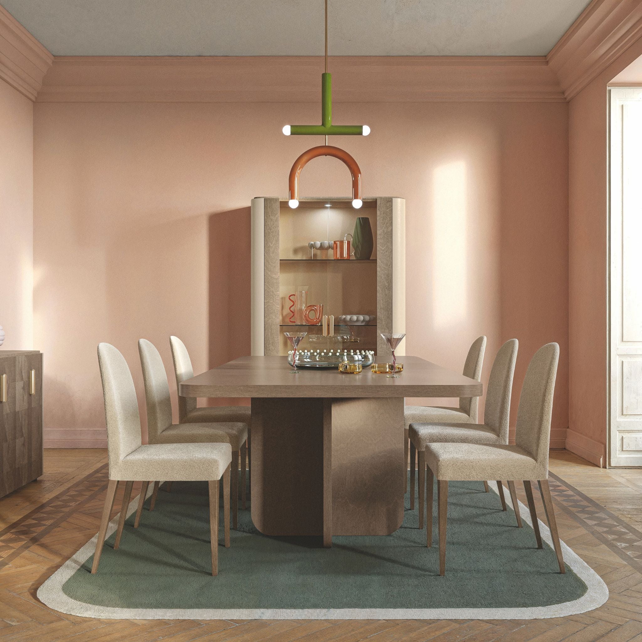 Kolekcja Hebe – luksusowe meble do salonu i jadalni w stylu Art Deco