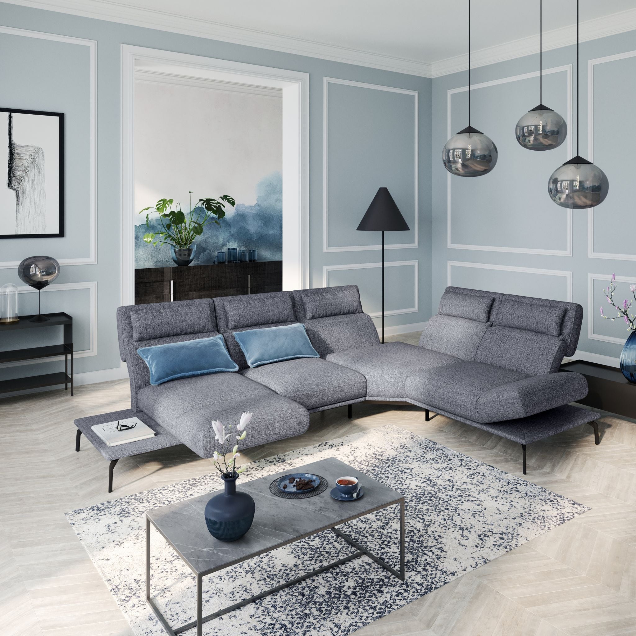 Kler Libretto – innowacyjna sofa modułowa z funkcją obrotu siedziska