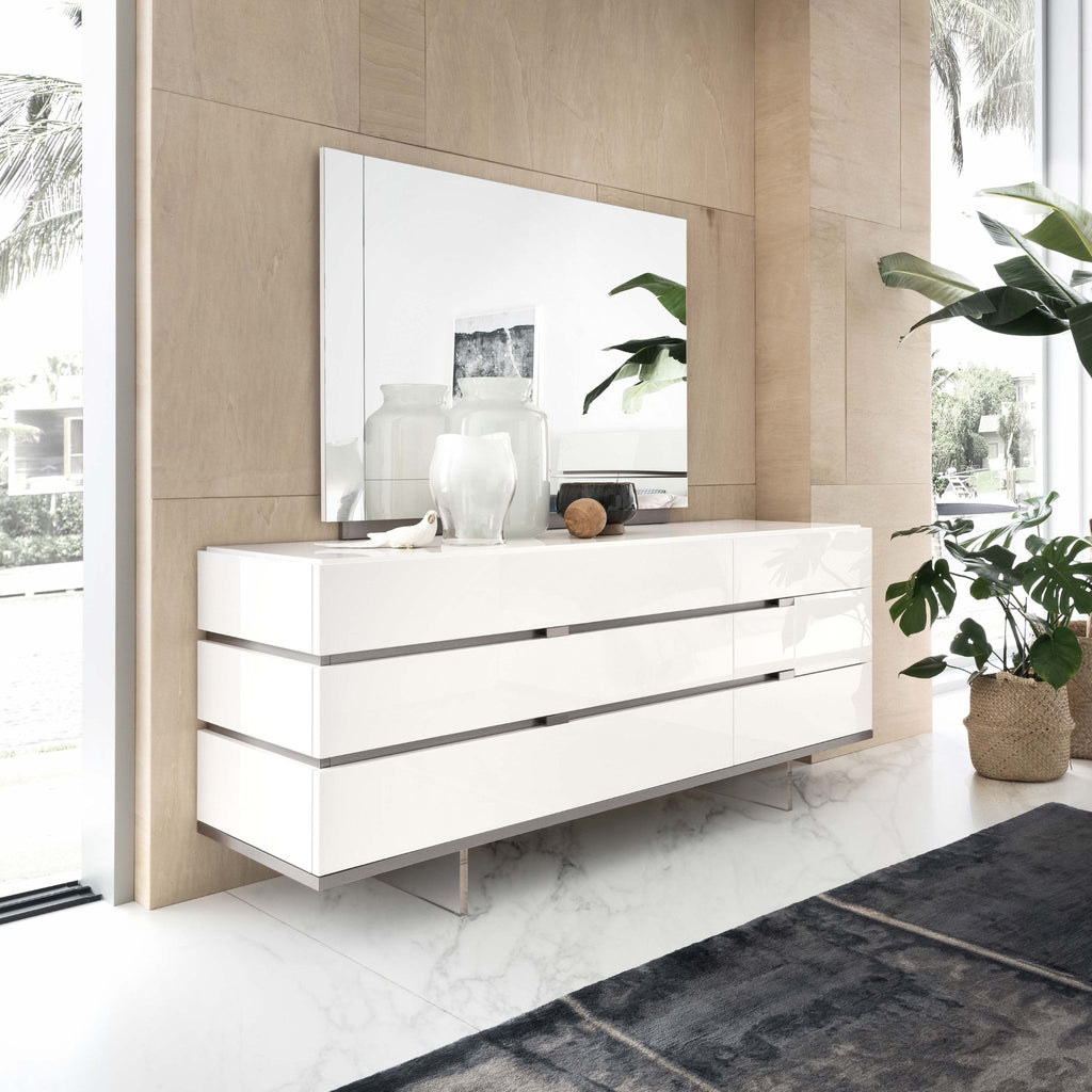Artemide Alf Italia – luksusowe meble do jadalni w bieli i wysokim połysku