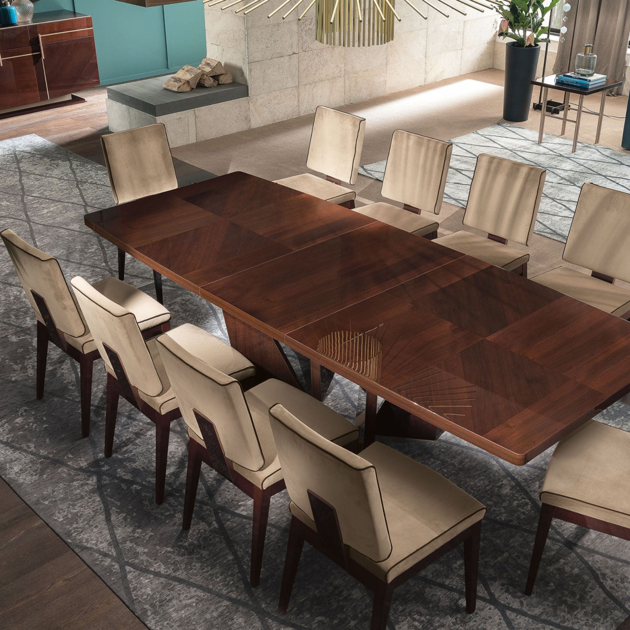 Bellagio Alf Italia Collection – Italian modernist dining and living room furniture
