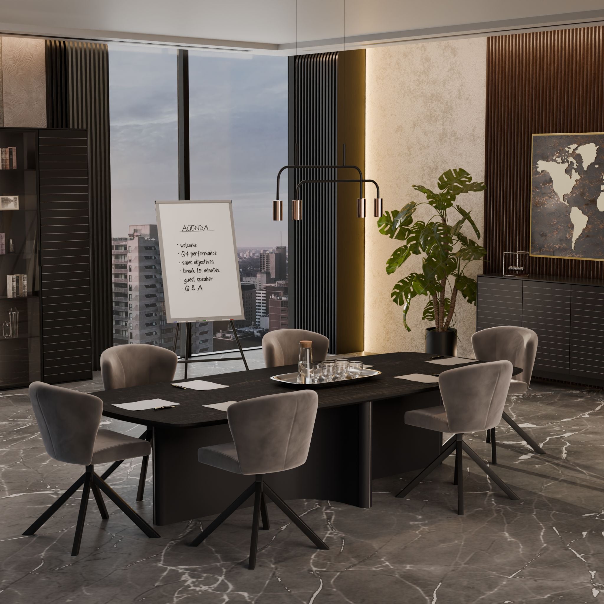 Lissy Radius – an exclusive furniture collection in American walnut and black