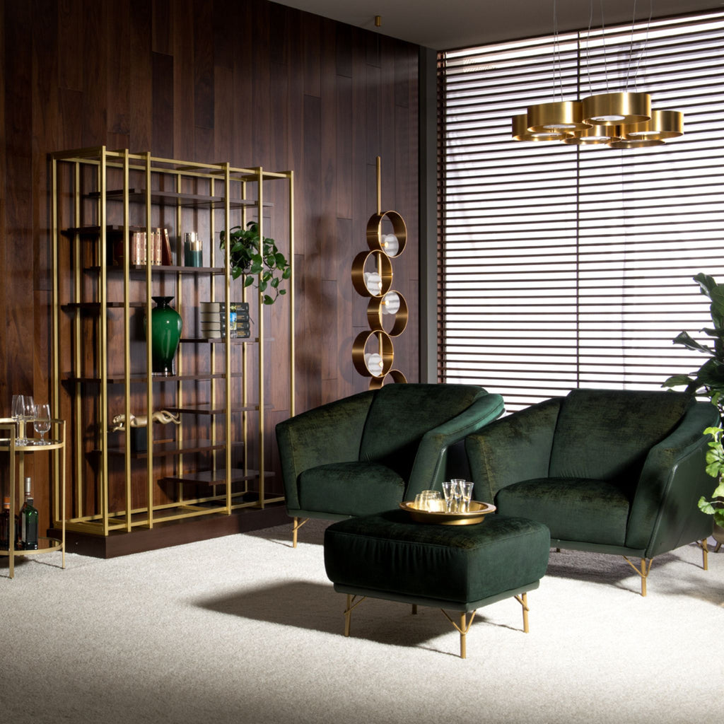 Kler Gondoliere – luksusowy zestaw wypoczynkowy w duchu mid-century modern
